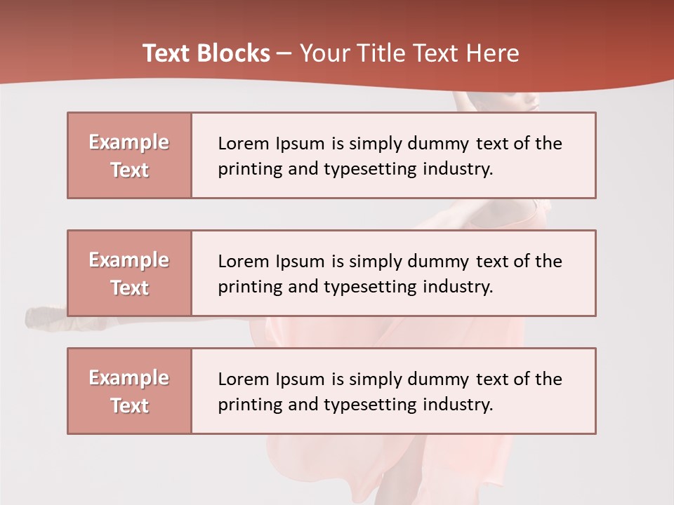 Classical Young Dance PowerPoint Template