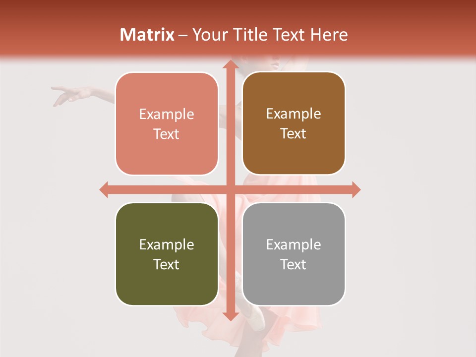 Dancer Posing Temptation PowerPoint Template