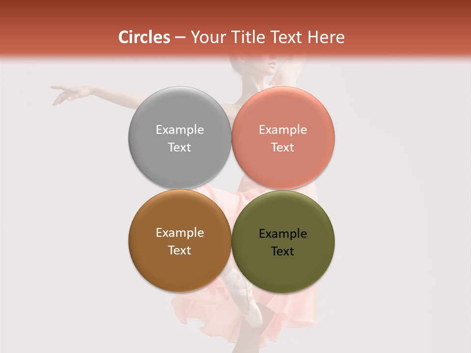 Dancer Posing Temptation PowerPoint Template