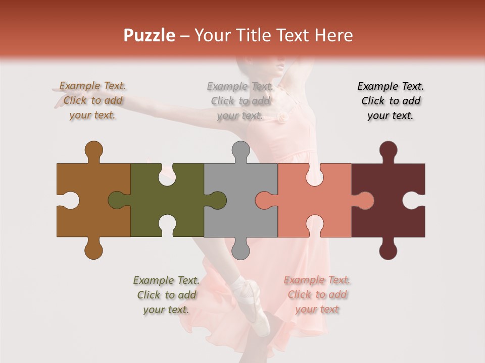 Dancer Posing Temptation PowerPoint Template