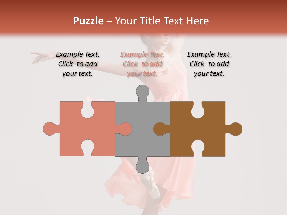 Dancer Posing Temptation PowerPoint Template