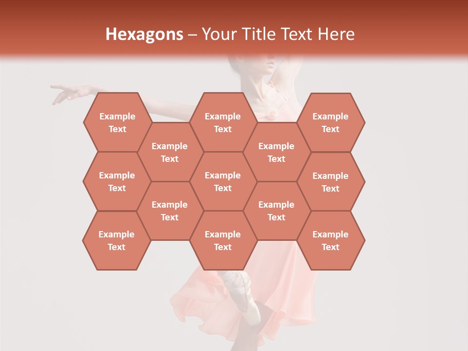 Dancer Posing Temptation PowerPoint Template