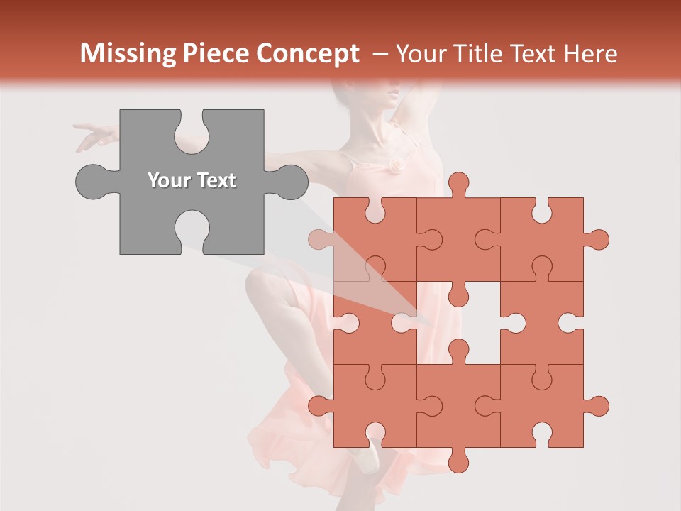 Dancer Posing Temptation PowerPoint Template