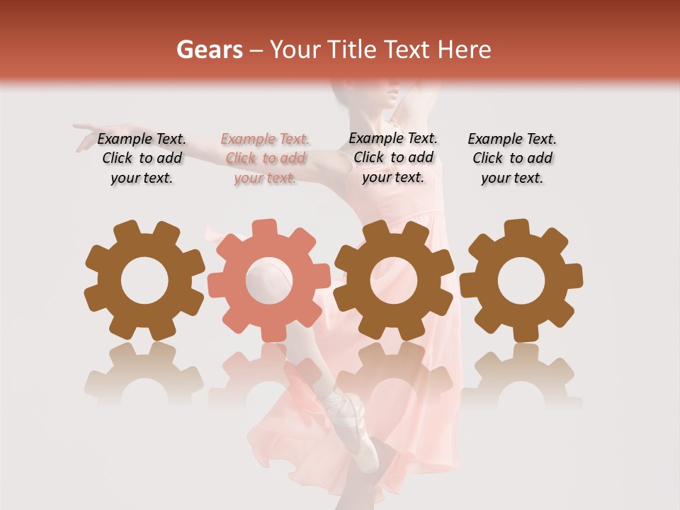 Dancer Posing Temptation PowerPoint Template