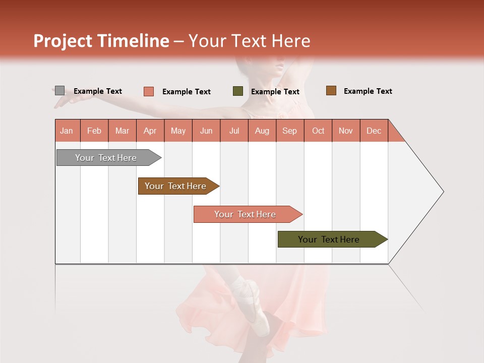 Dancer Posing Temptation PowerPoint Template