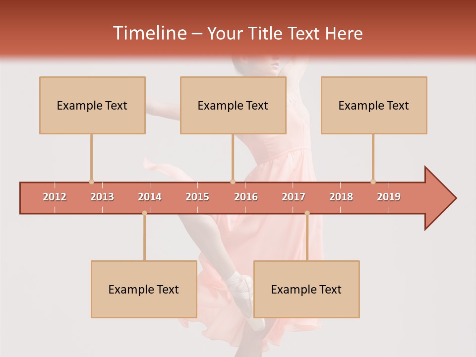Dancer Posing Temptation PowerPoint Template