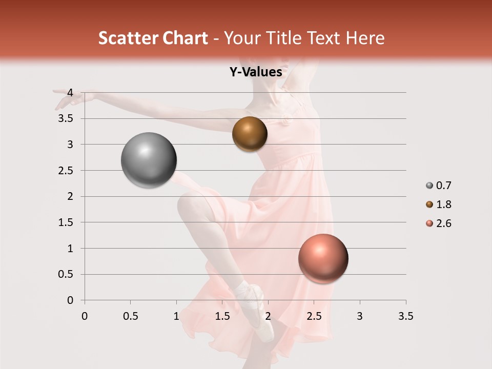 Dancer Posing Temptation PowerPoint Template