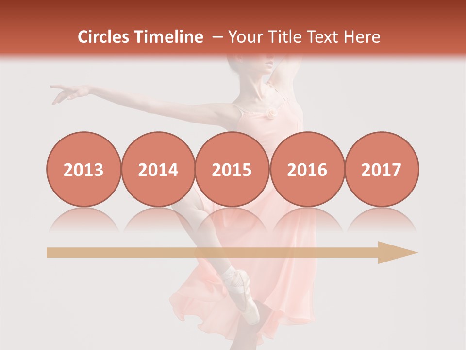 Dancer Posing Temptation PowerPoint Template