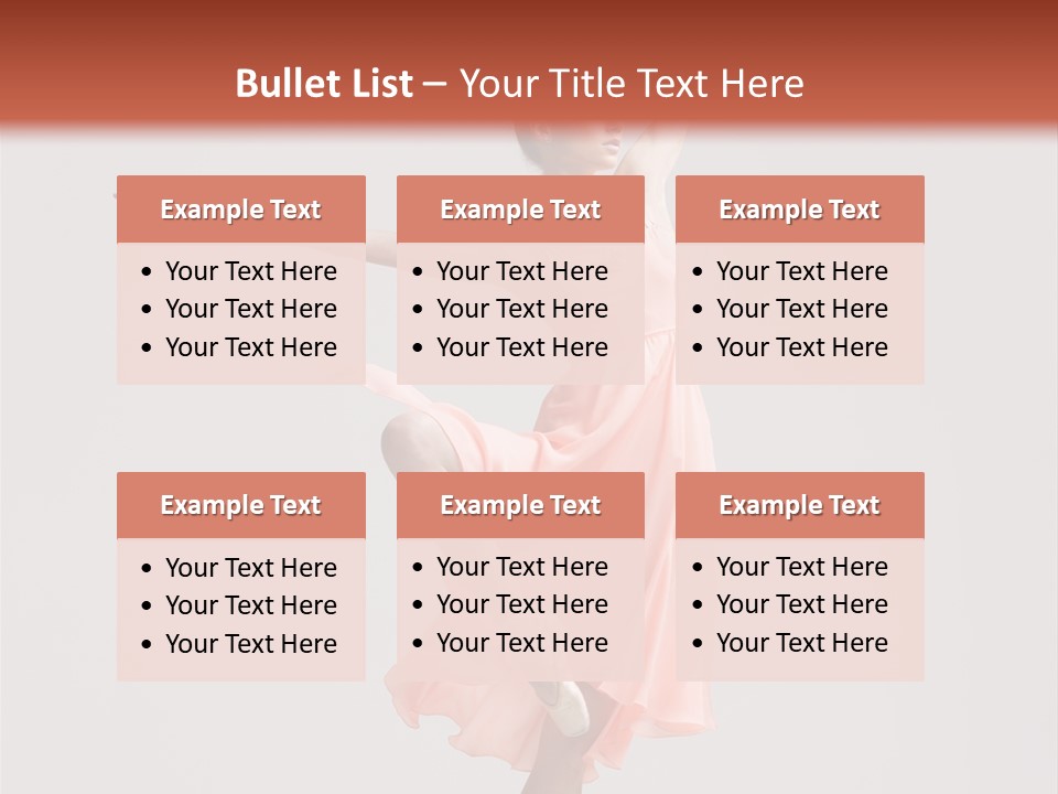 Dancer Posing Temptation PowerPoint Template