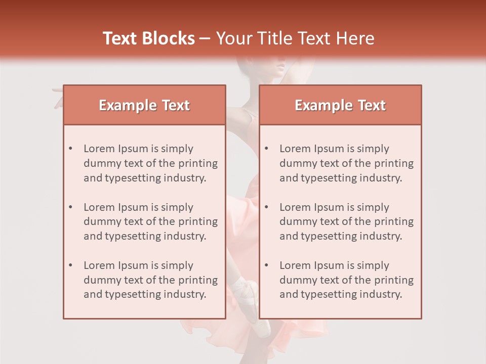 Dancer Posing Temptation PowerPoint Template