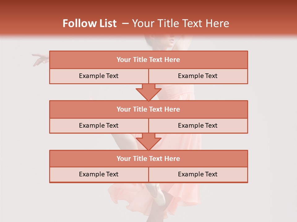 Dancer Posing Temptation PowerPoint Template