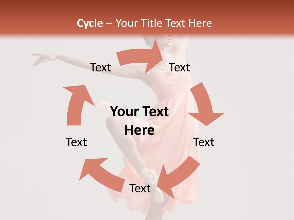 Dancer Posing Temptation PowerPoint Template