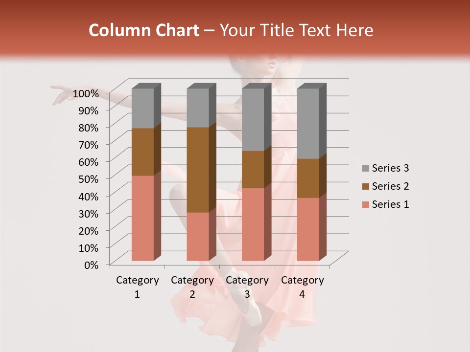 Dancer Posing Temptation PowerPoint Template