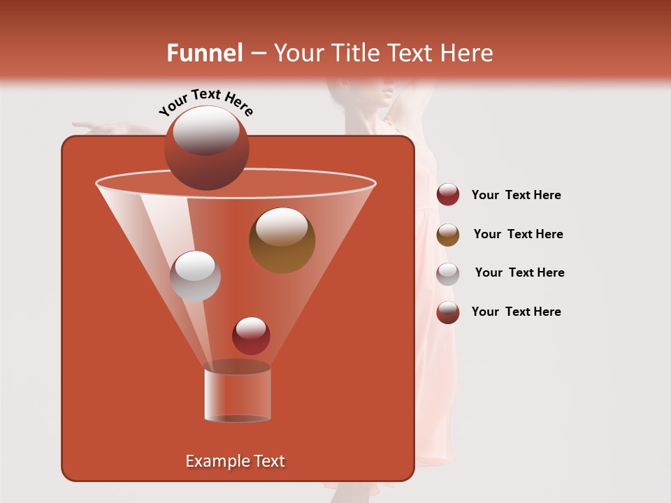 Dancer Posing Temptation PowerPoint Template