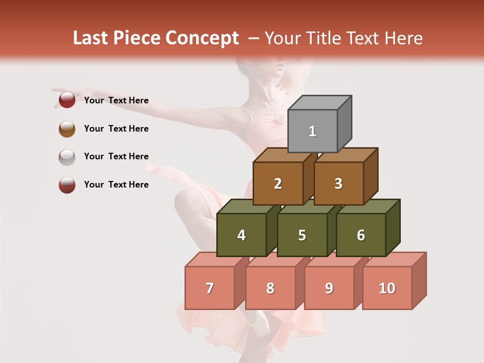 Dancer Posing Temptation PowerPoint Template
