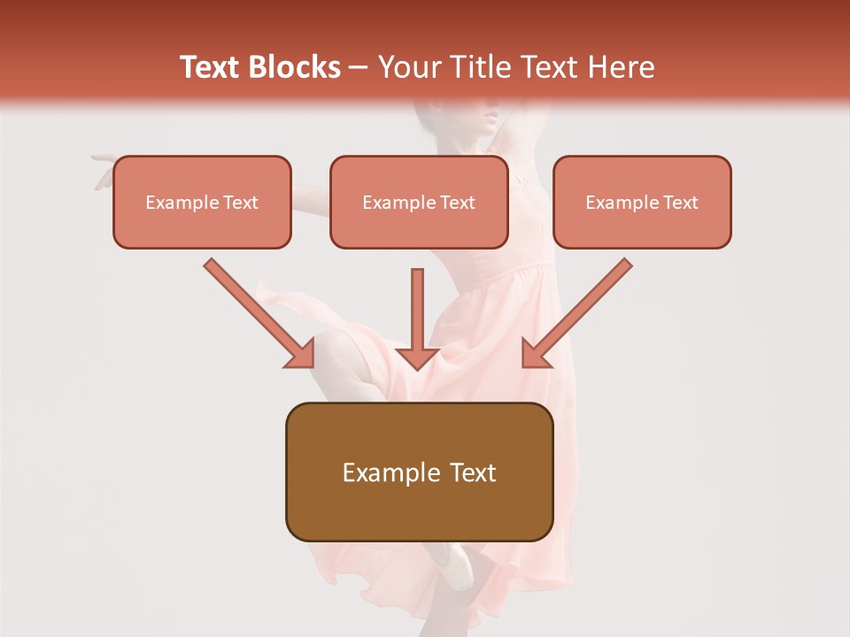 Dancer Posing Temptation PowerPoint Template