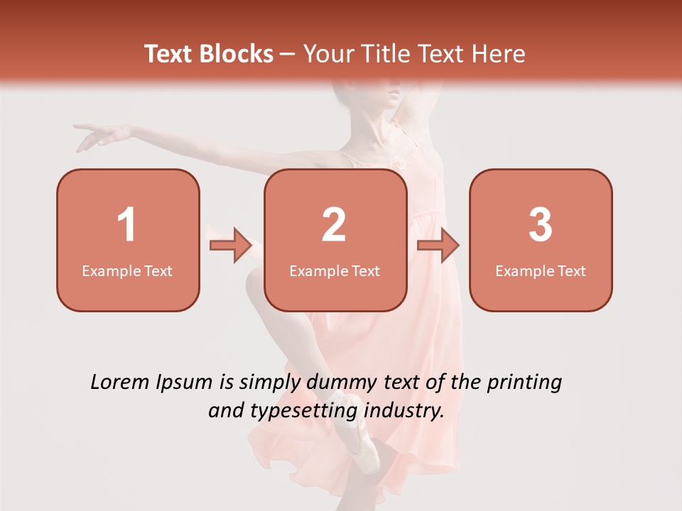 Dancer Posing Temptation PowerPoint Template