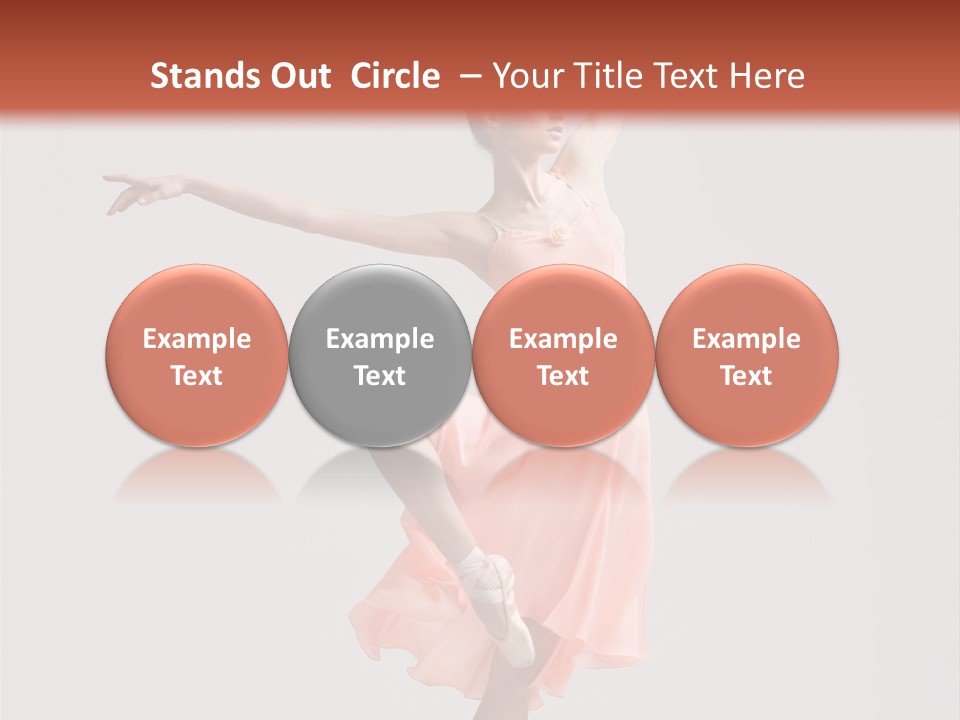 Dancer Posing Temptation PowerPoint Template