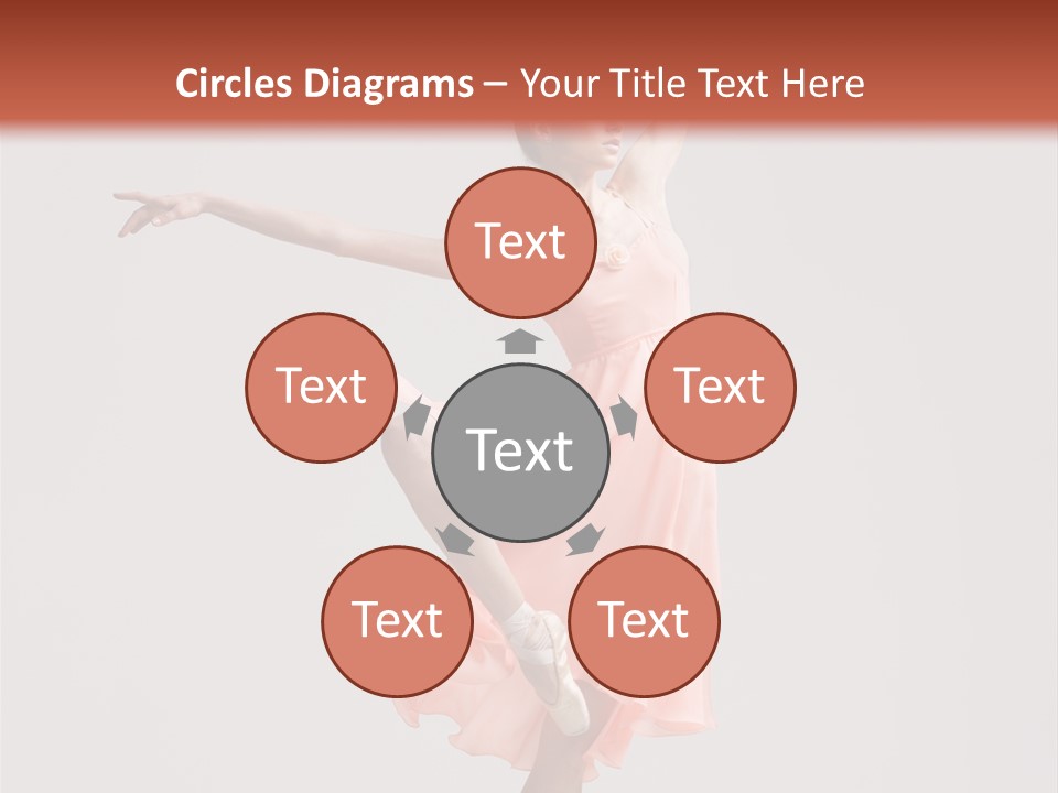 Dancer Posing Temptation PowerPoint Template