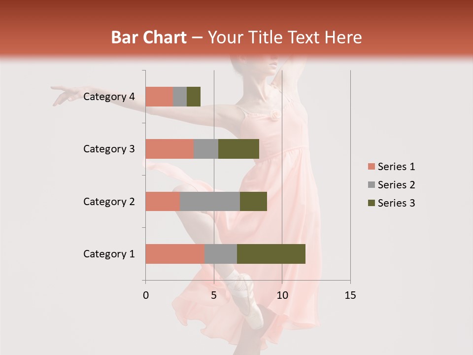 Dancer Posing Temptation PowerPoint Template