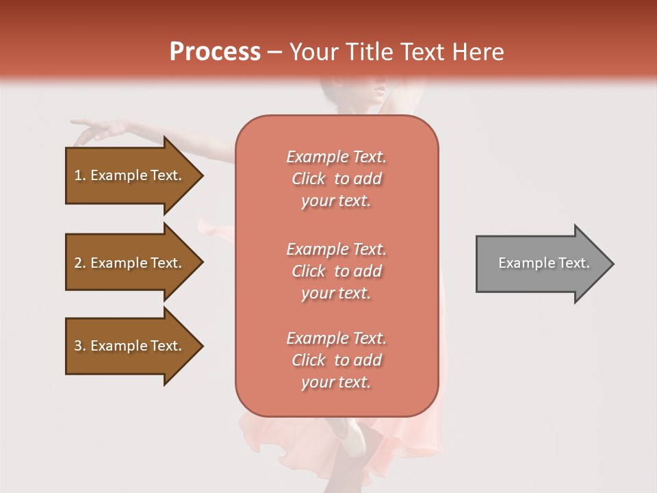 Dancer Posing Temptation PowerPoint Template
