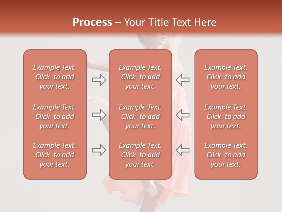 Dancer Posing Temptation PowerPoint Template