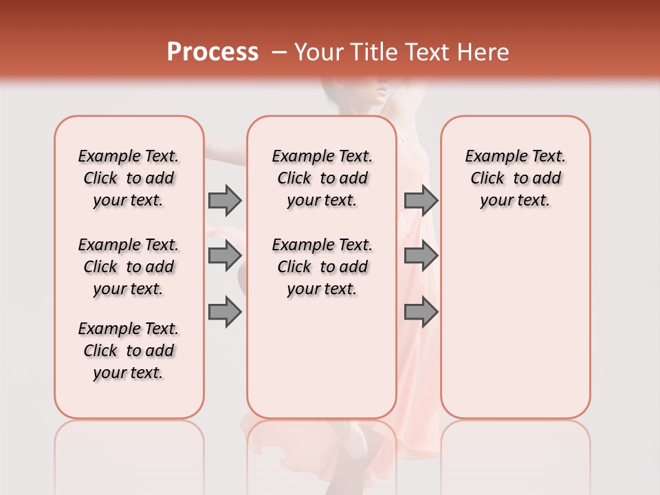 Dancer Posing Temptation PowerPoint Template