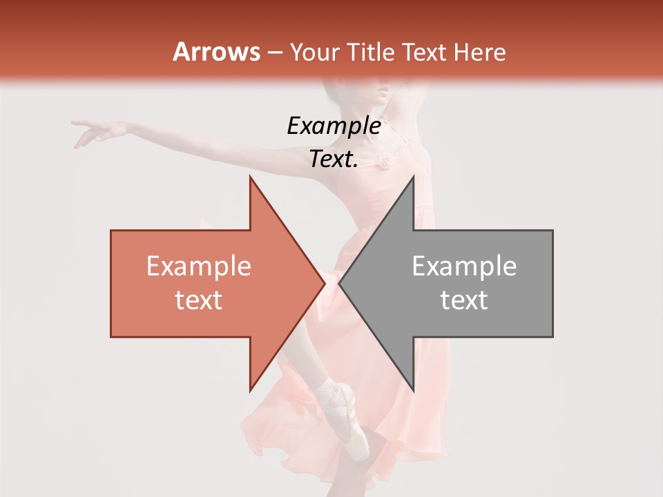 Dancer Posing Temptation PowerPoint Template