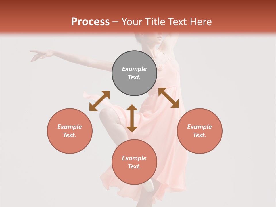 Dancer Posing Temptation PowerPoint Template