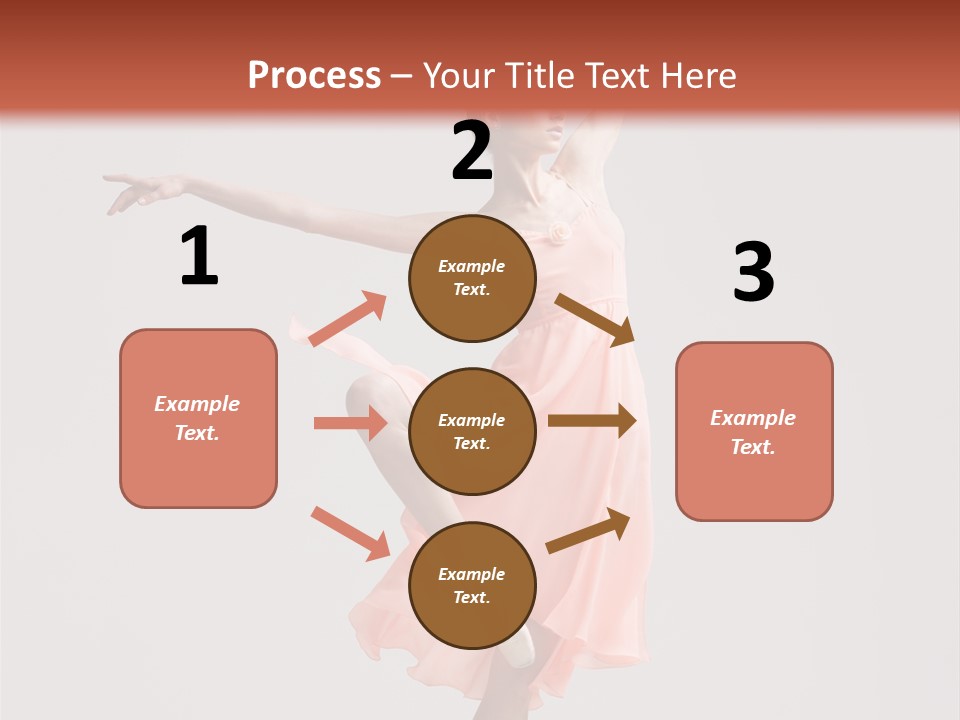 Dancer Posing Temptation PowerPoint Template