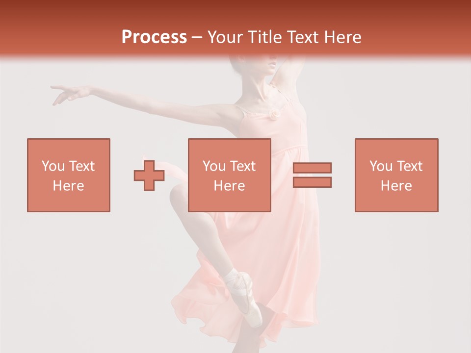 Dancer Posing Temptation PowerPoint Template