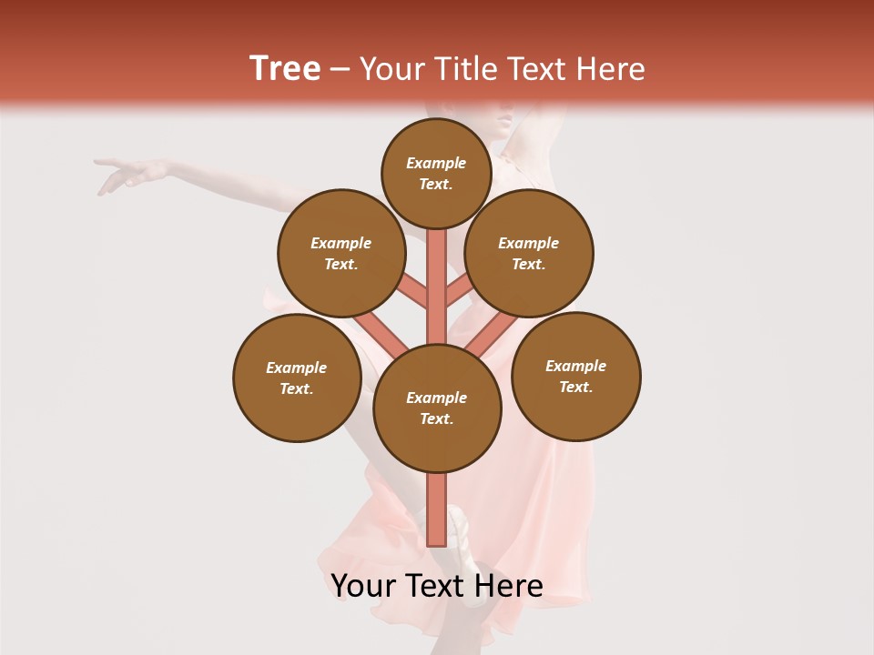 Dancer Posing Temptation PowerPoint Template