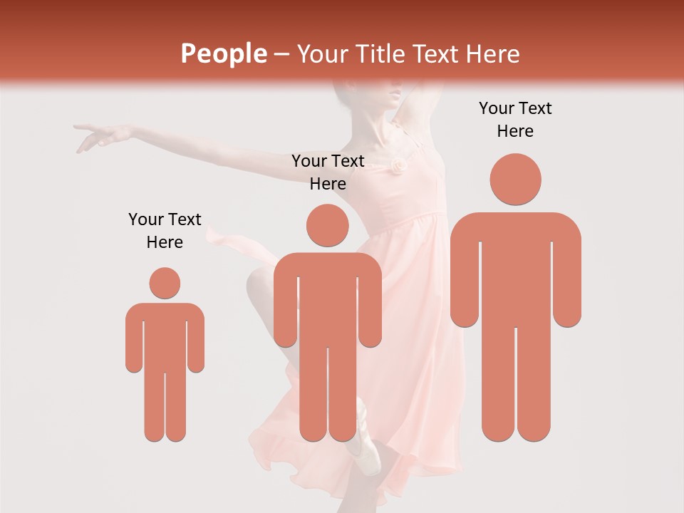 Dancer Posing Temptation PowerPoint Template