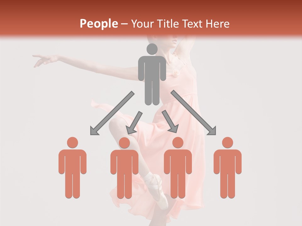 Dancer Posing Temptation PowerPoint Template