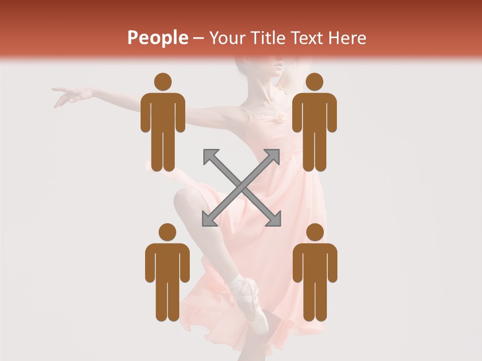 Dancer Posing Temptation PowerPoint Template