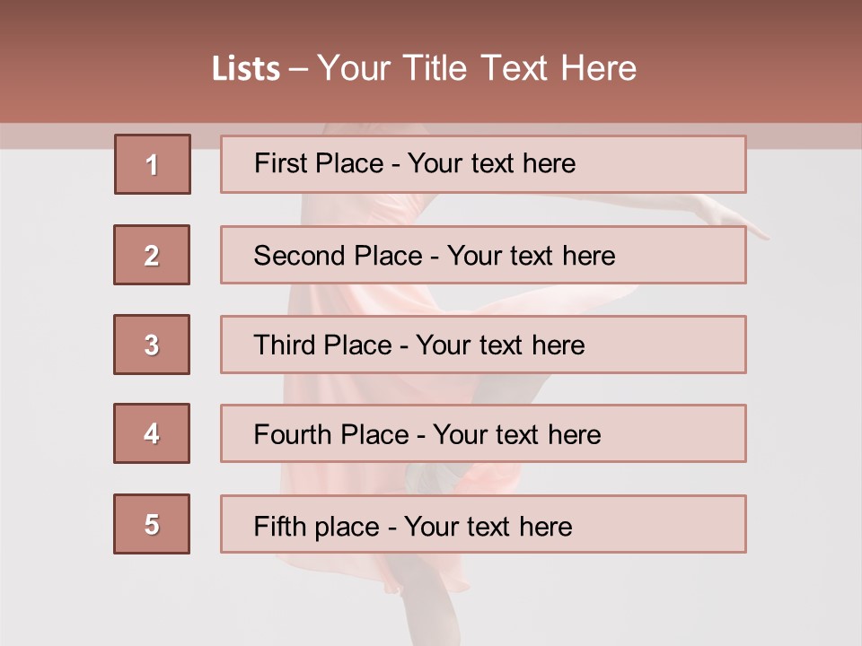 Sensuality Woman Classical PowerPoint Template