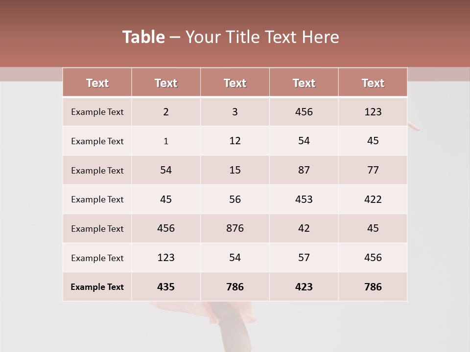 Sensuality Woman Classical PowerPoint Template