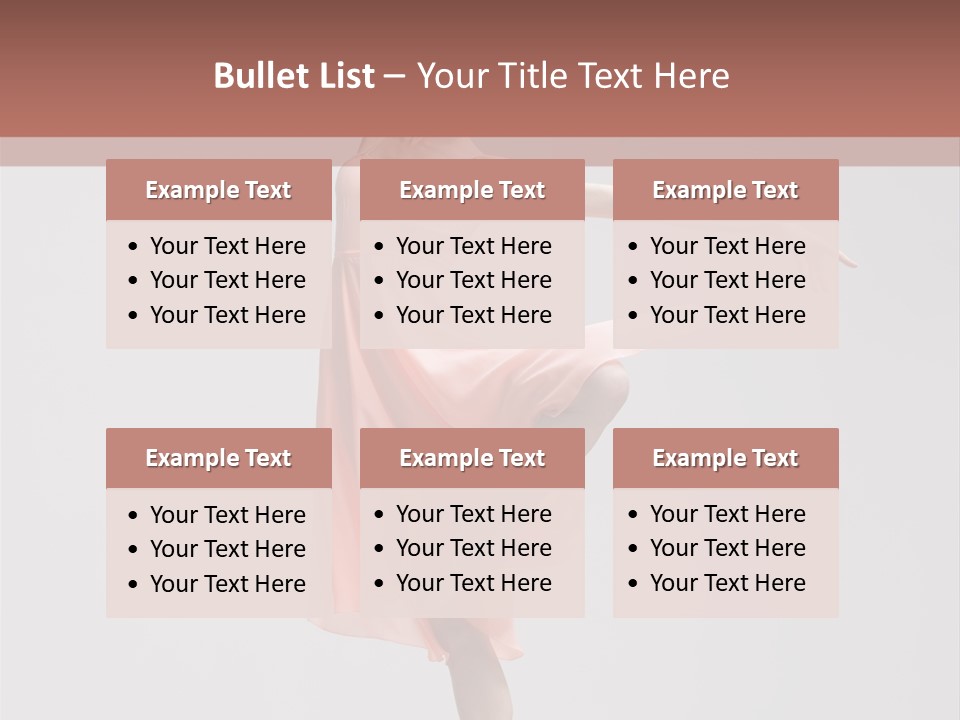 Sensuality Woman Classical PowerPoint Template