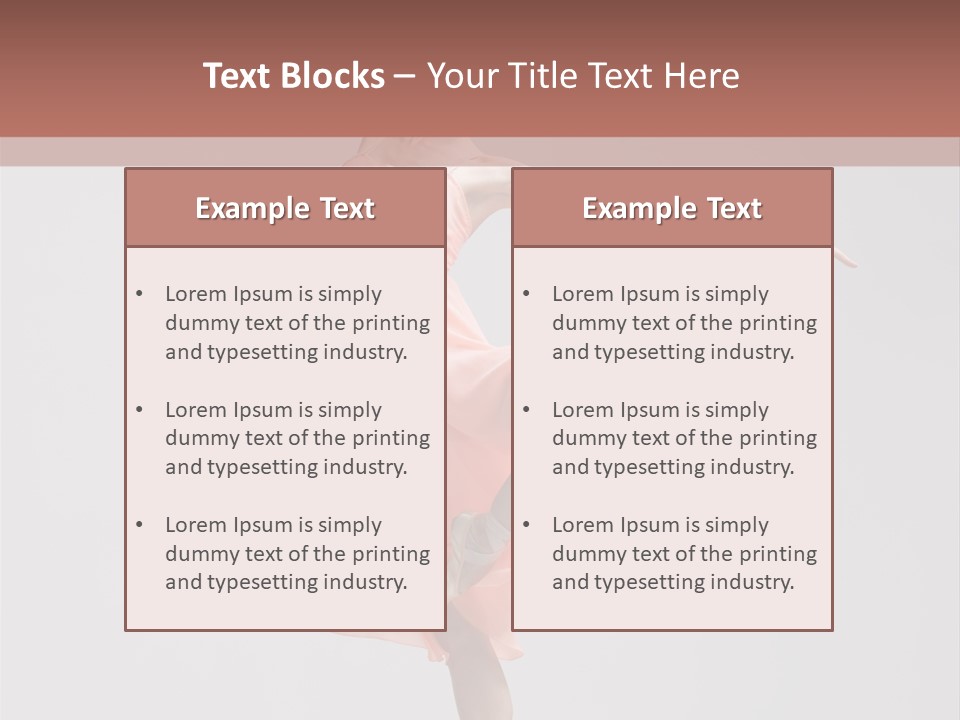 Sensuality Woman Classical PowerPoint Template