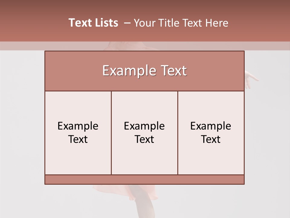 Sensuality Woman Classical PowerPoint Template