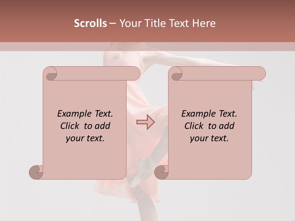 Sensuality Woman Classical PowerPoint Template