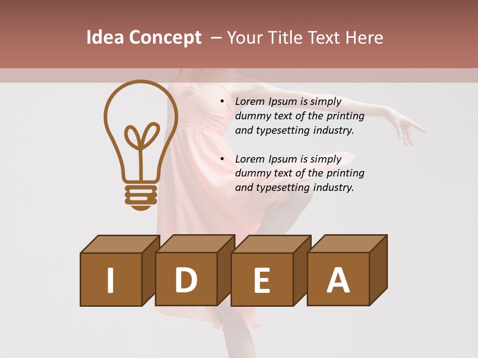 Sensuality Woman Classical PowerPoint Template