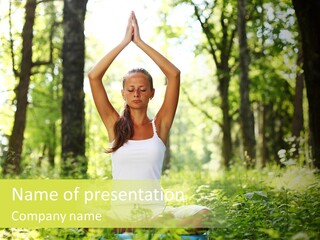 Vitality Relaxation Peaceful PowerPoint Template