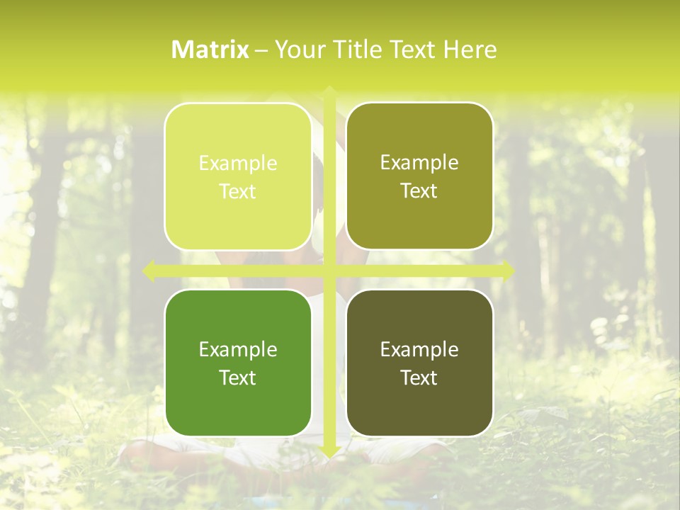 Vitality Relaxation Peaceful PowerPoint Template