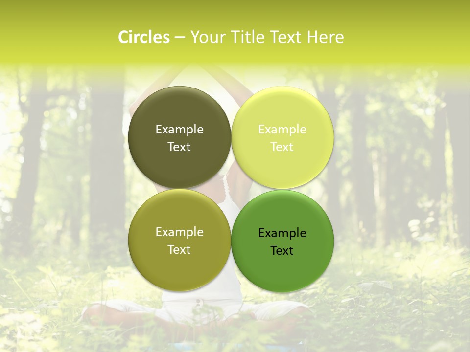 Vitality Relaxation Peaceful PowerPoint Template