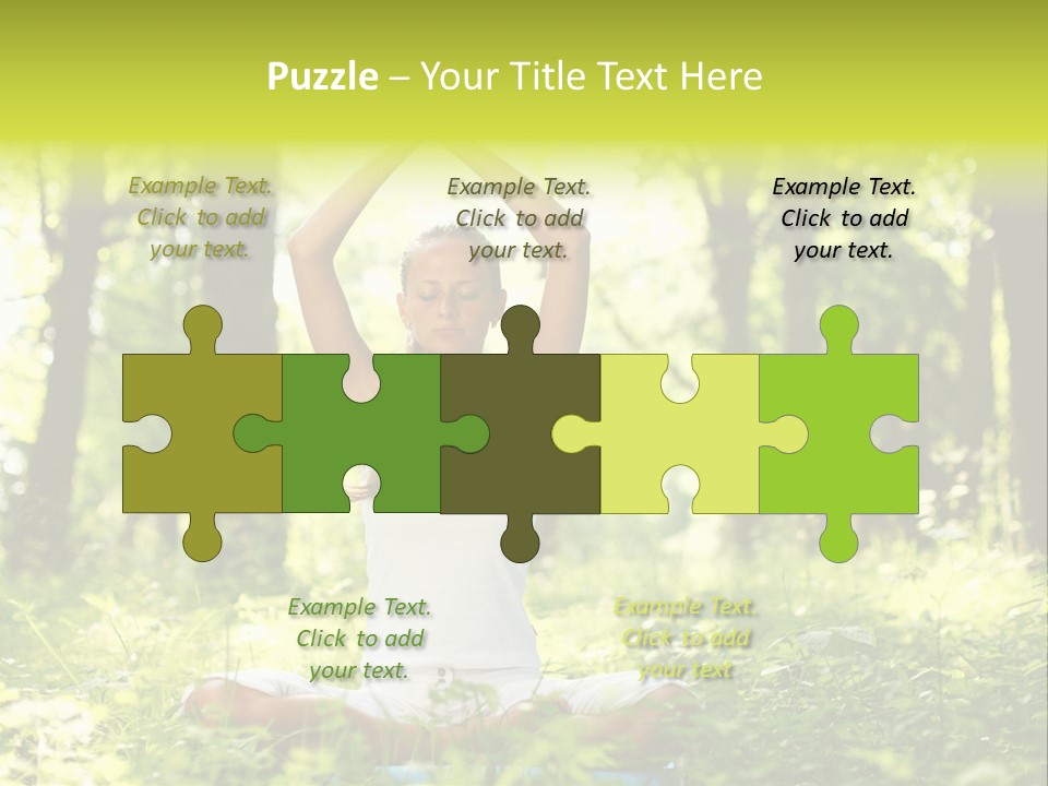 Vitality Relaxation Peaceful PowerPoint Template