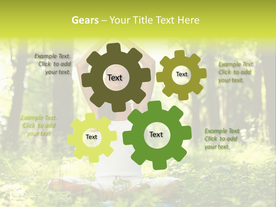 Vitality Relaxation Peaceful PowerPoint Template