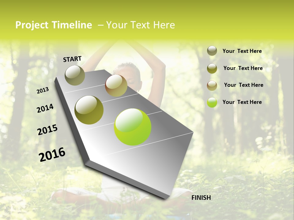 Vitality Relaxation Peaceful PowerPoint Template