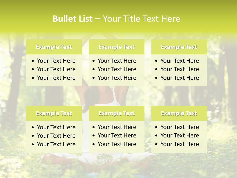 Vitality Relaxation Peaceful PowerPoint Template
