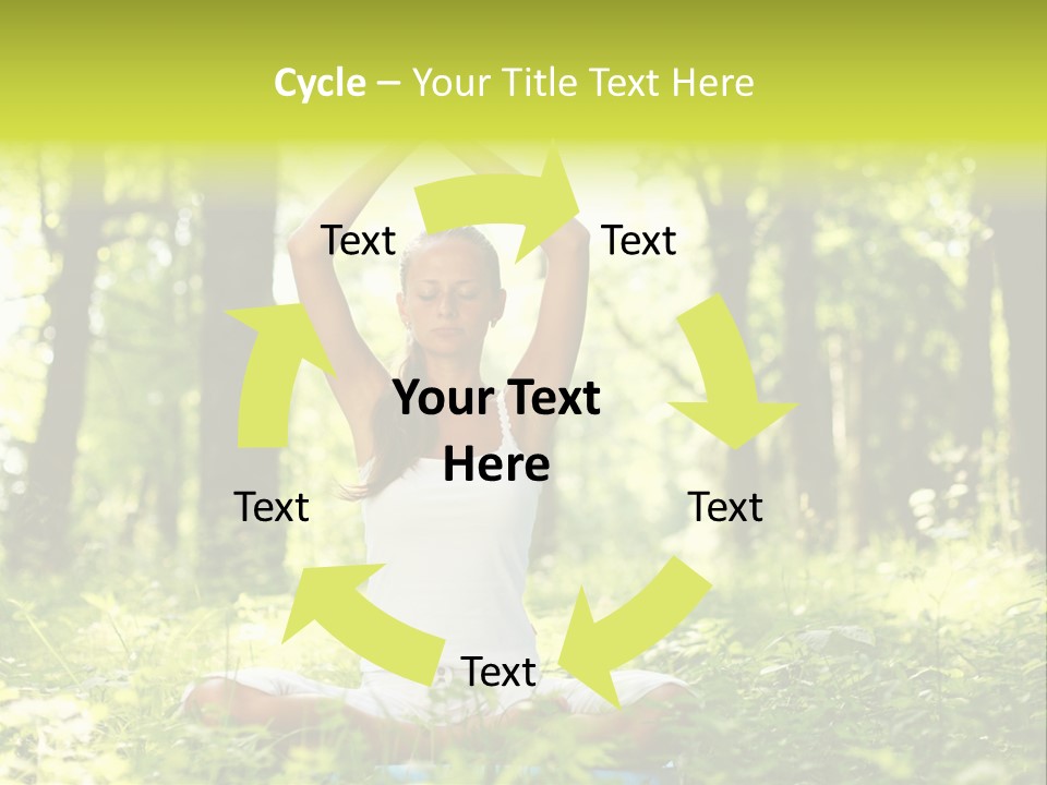Vitality Relaxation Peaceful PowerPoint Template